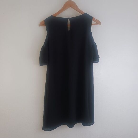 As U Whish cold shoulder black dress size S - Picture 3 of 5